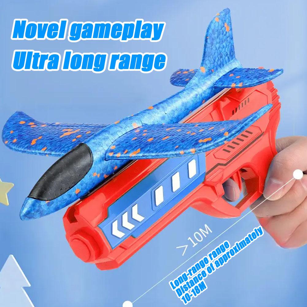 Model Airplane Plastic - Tek Tıkla Fırlatılabilen Köpük Uçak Oyuncak