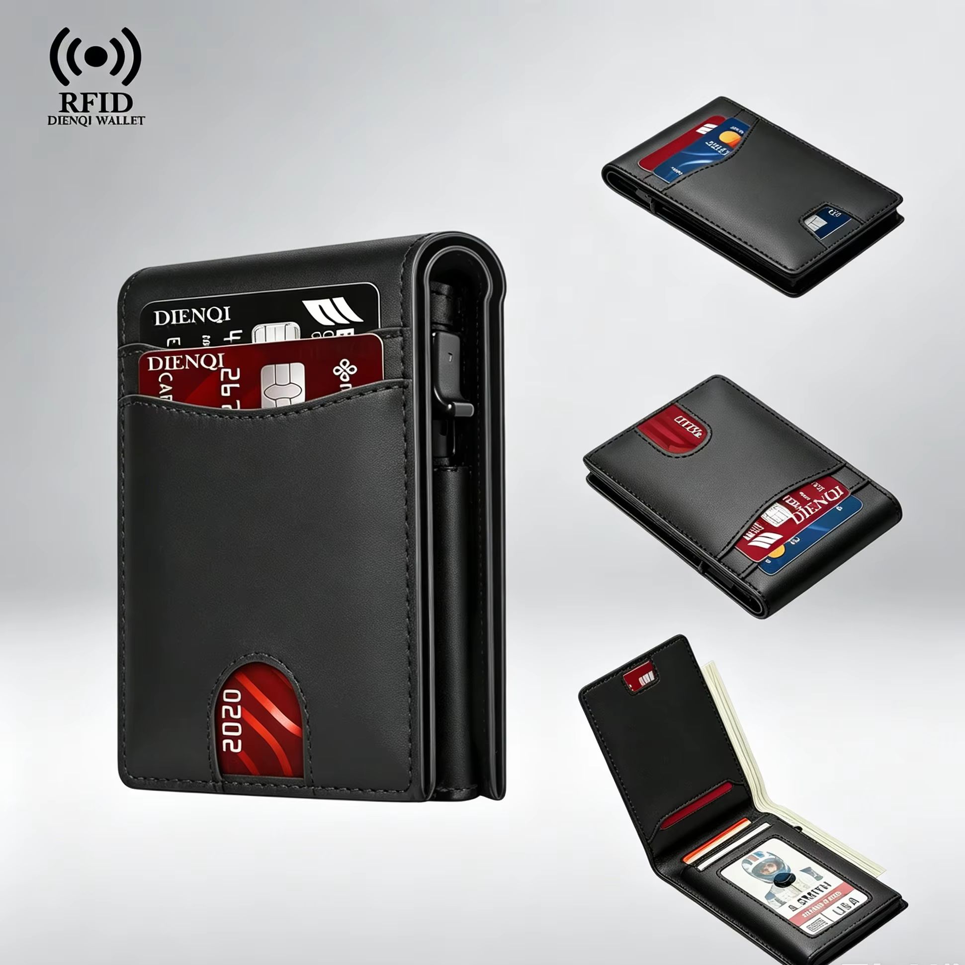 Card Top Loader - Lüks Marka İş Kredi Kartı Tutucu