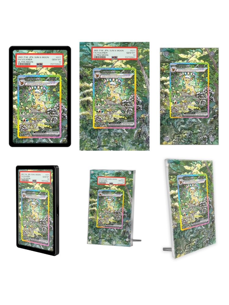 Display Case Acrylic - Pokemon Kartları Ekran PTCG Leafeon ex