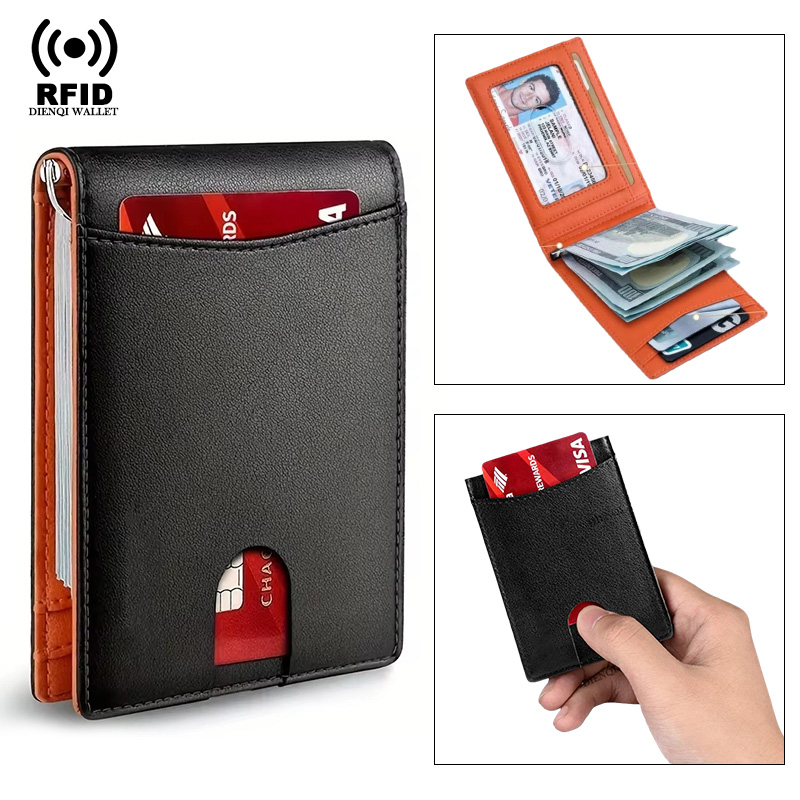 Card Top Loader - Kartvizit sahipleri Kredi Kartı Tutucu Deri