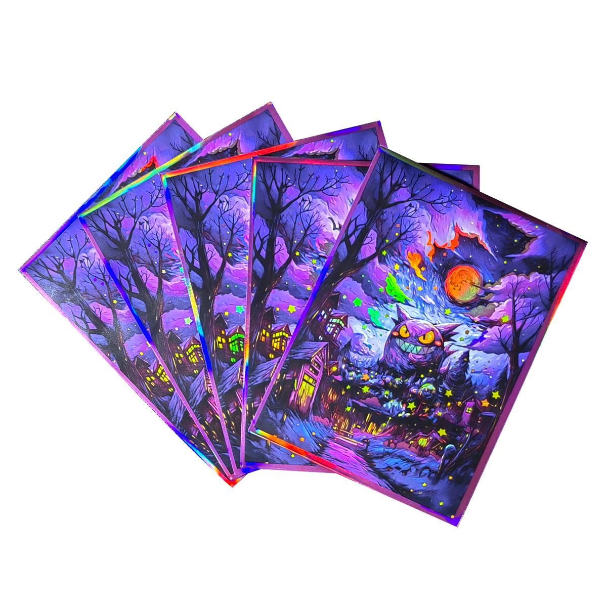 Card Penny Sleeve - 60 adet 66x91mm Pokemon Gengar holografik