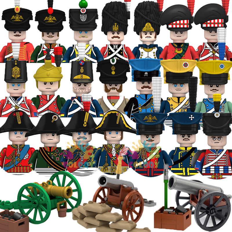 Lego Minifigure Holder - Çocuk Oyuncakları Napolyon Savaşları Yapı Taşları