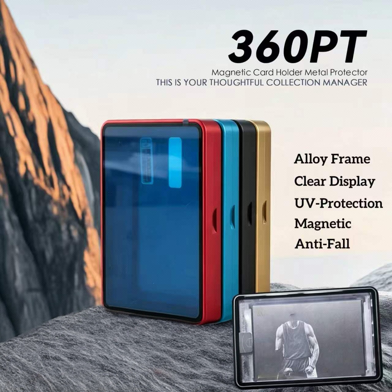 360PT Kalın Kartlar İçin Alümi - Graded Card Display incelemesi ve fiyatı