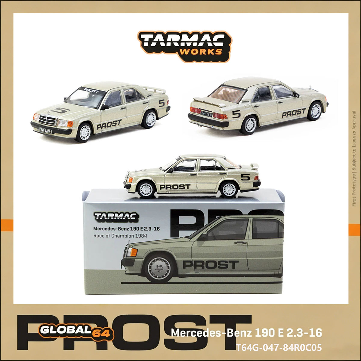 TW 1:64 Mercedes 190E # 5 Alai - Die Cast Car 1 64 incelemesi ve fiyatı