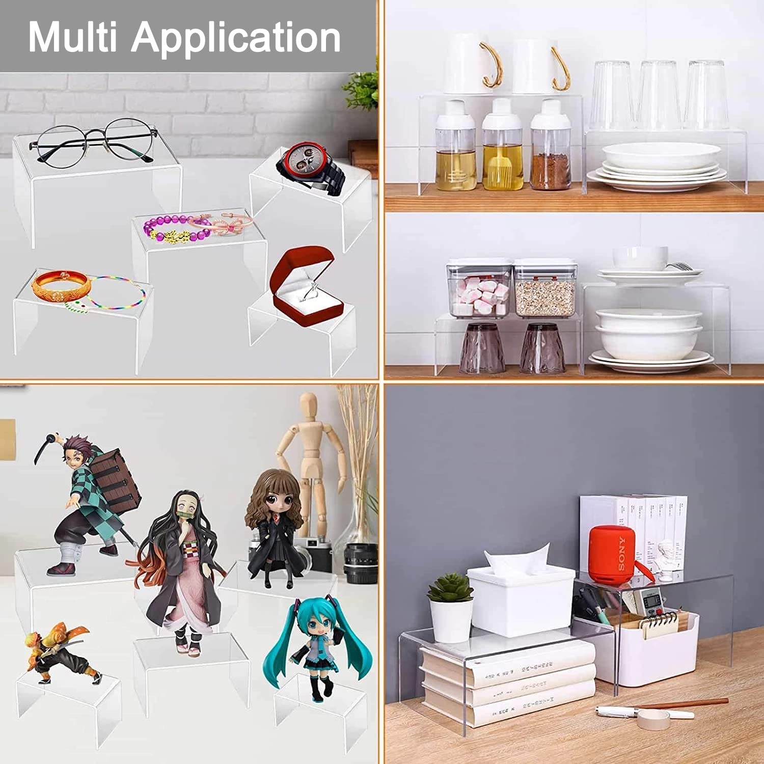 U Şekli Akrilik Ekran Yükselti - Pop Display Shelf incelemesi ve fiyatı