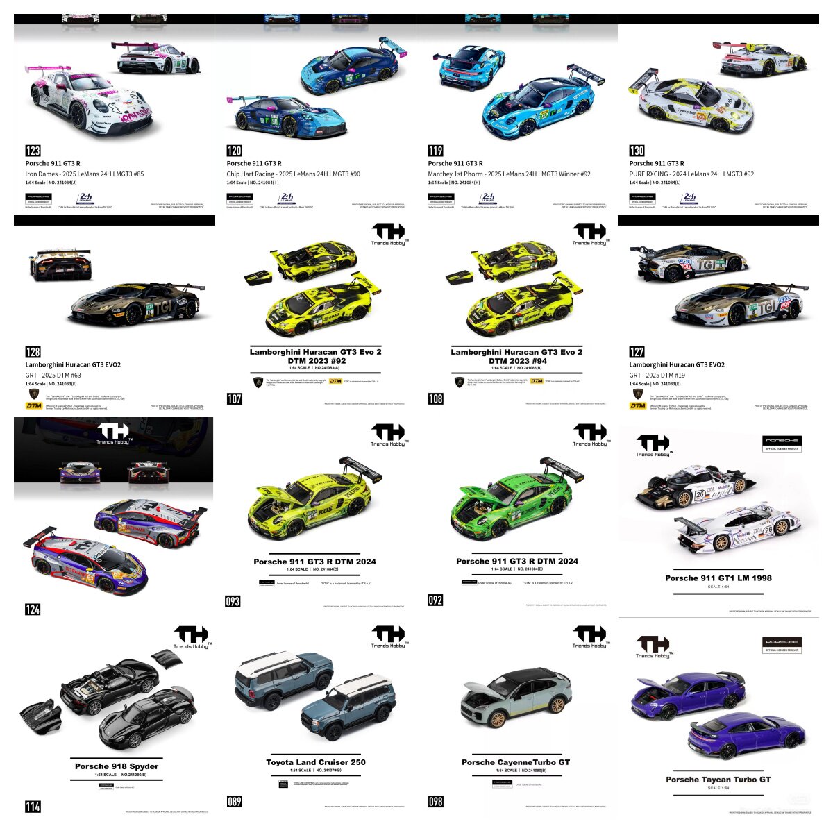 TH 1/64 Porsche 911 GT3 R LeMa - Die Cast Car 1 64 incelemesi ve fiyatı