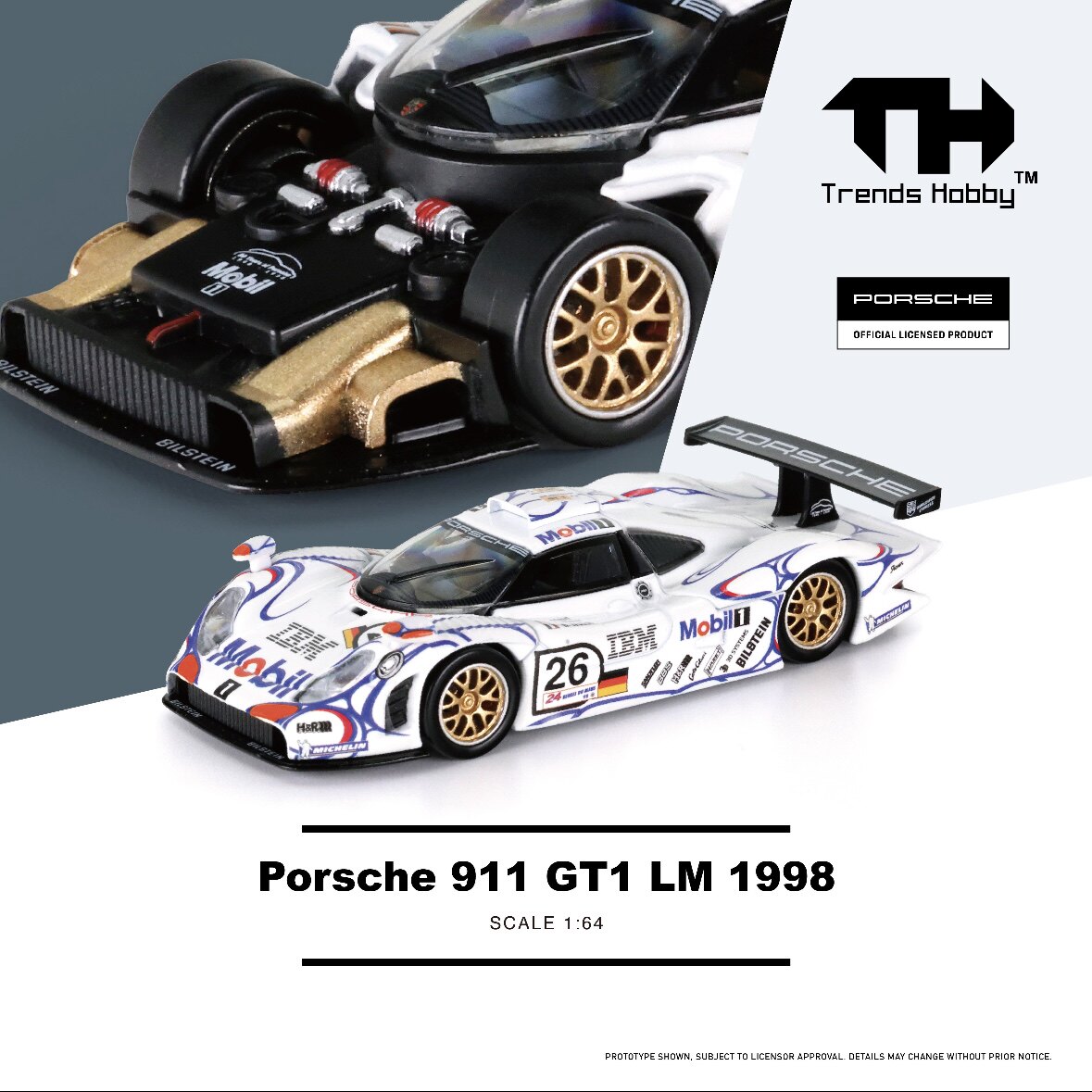 TH 1/64 Porsche 911 GT3 R LeMa - Die Cast Car 1 64 incelemesi ve fiyatı