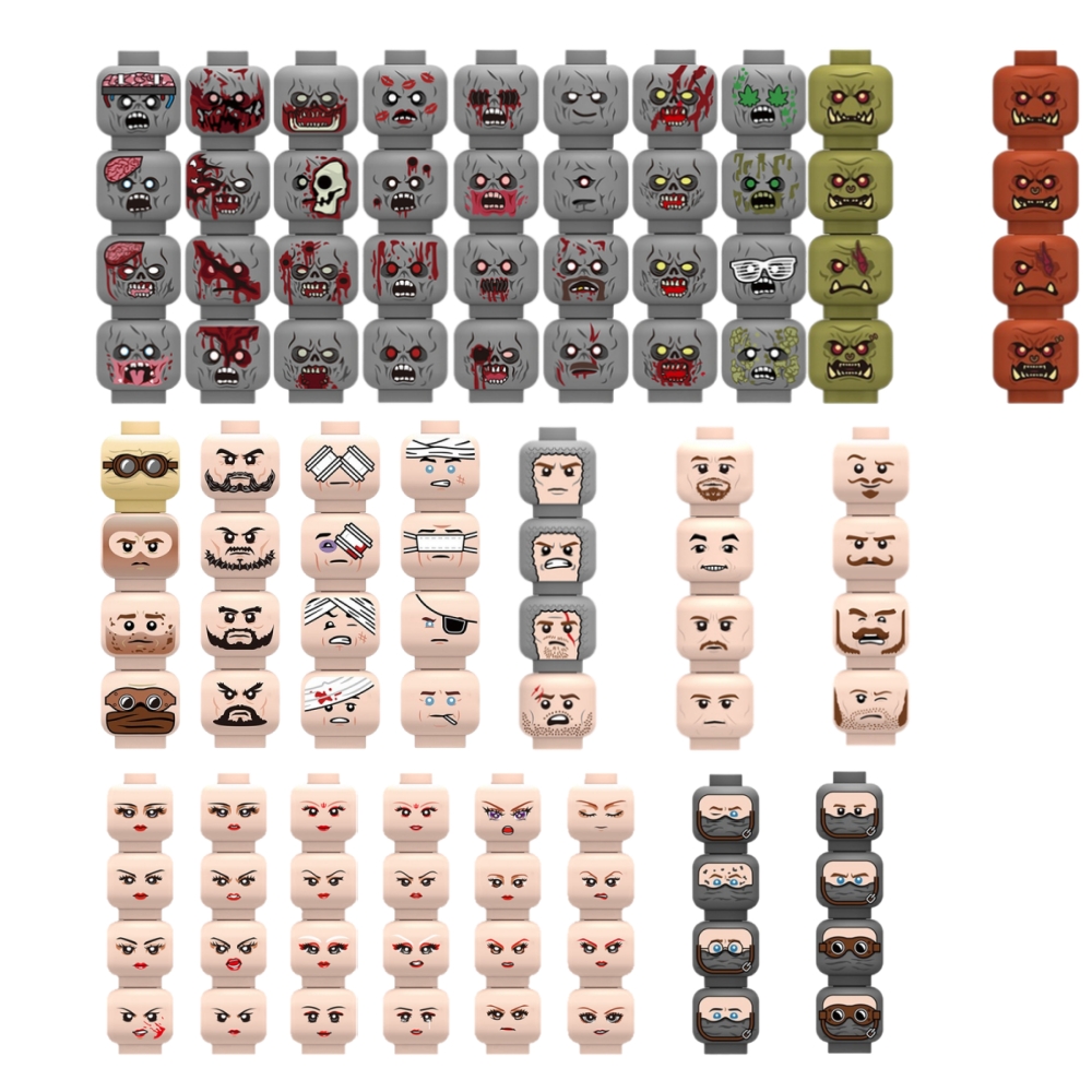 Yaralı Duygusal Yüz Figürleri  - Lego Minifigure Holder incelemesi ve fiyatı